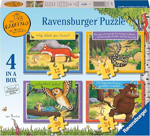 The Gruffalo 4 in a Box Jigsaw Puzzles
