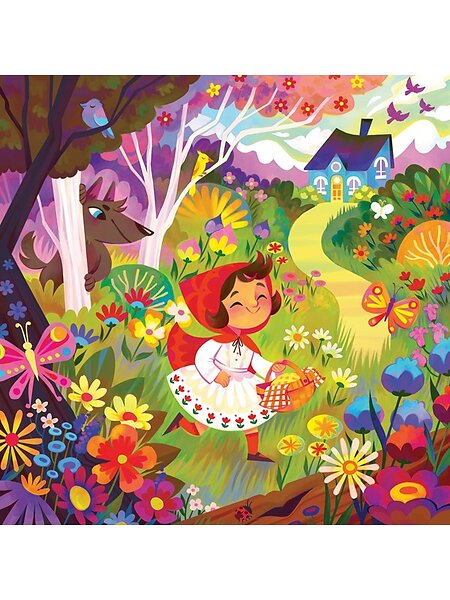 Inspired by the classic Little Red Riding Hood tale