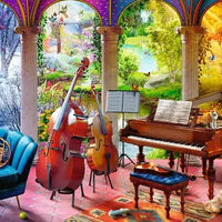Features artwork inspired by spring, summer, autumn and winter