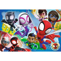 Features popular characters from Spidey &amp; His Amazing Friends