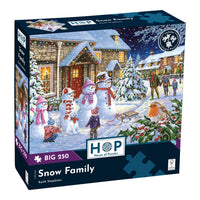 Snow Family - BIG 250 Piece Puzzle