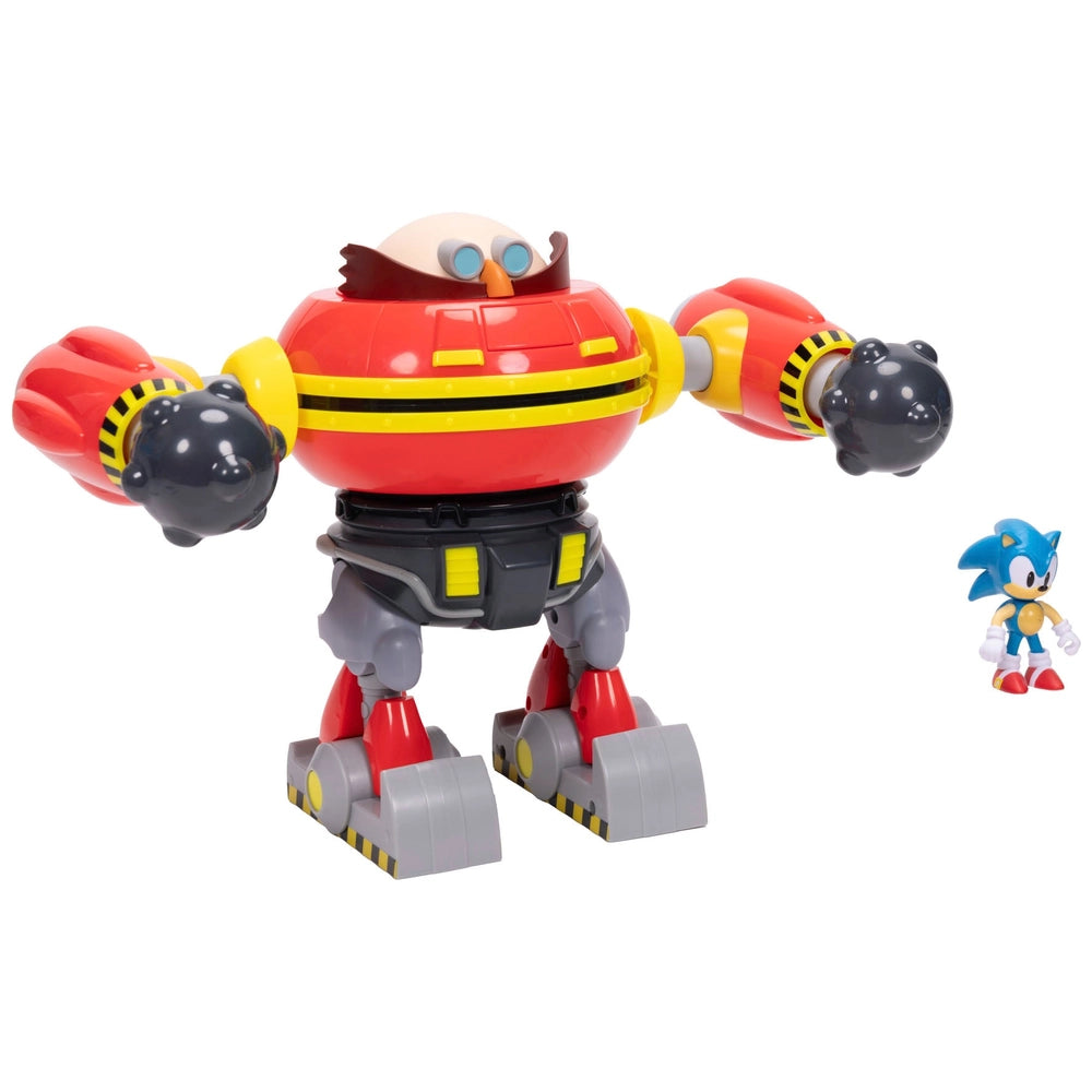 Sonic the Hedgehog Hammer Egg Robot and Sonic Figure Playset