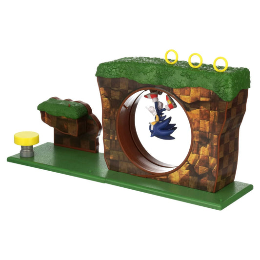 Includes a 6cm Sonic figure and themed environment pieces
