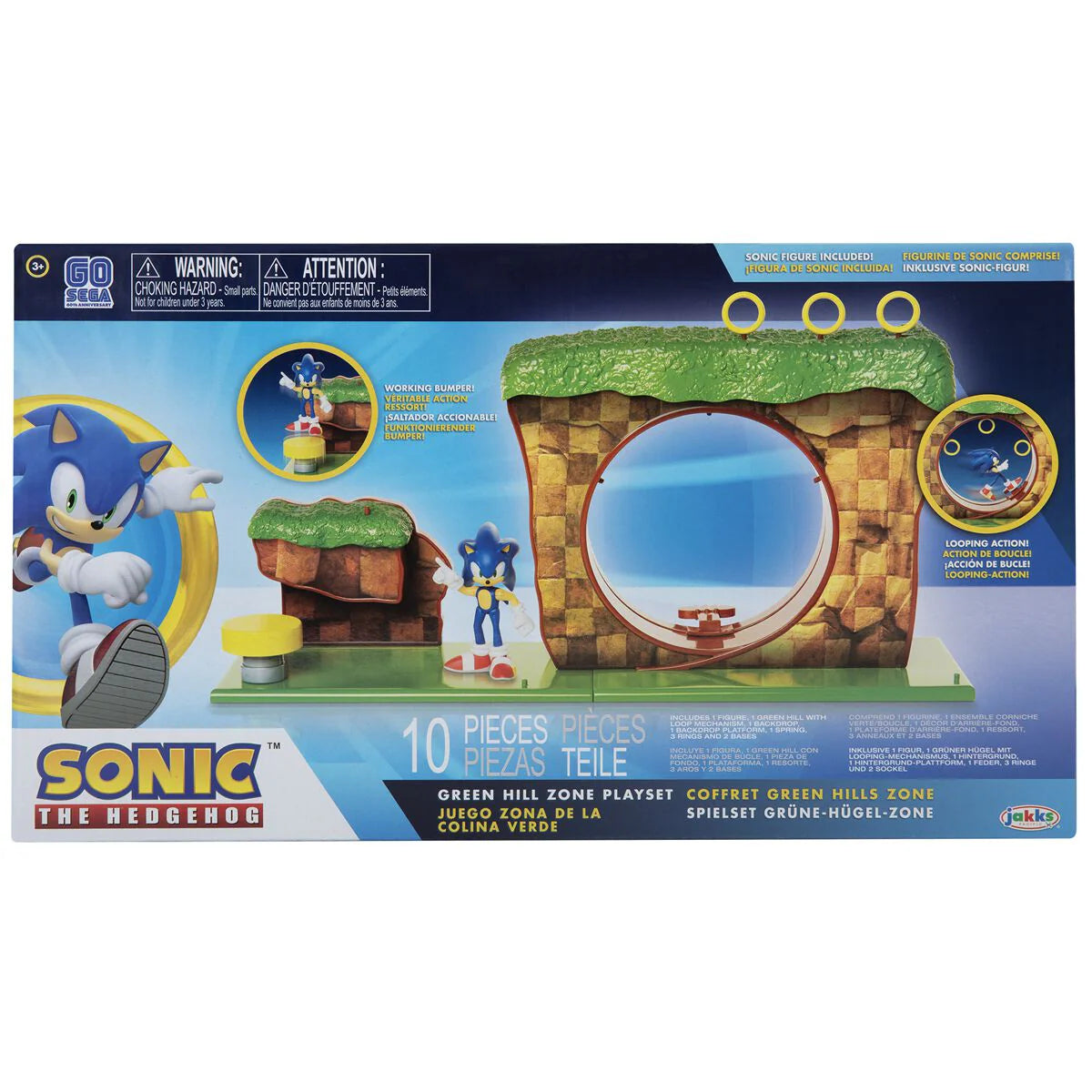 Inspired by the classic Green Hill Zone from the Sonic games