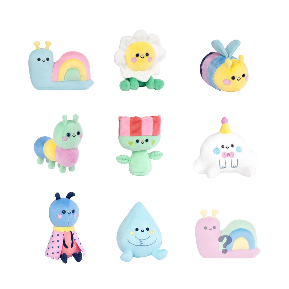 Made from soft, tactile fabrics with embroidered details, each plush sidekick has a personality all of its own.