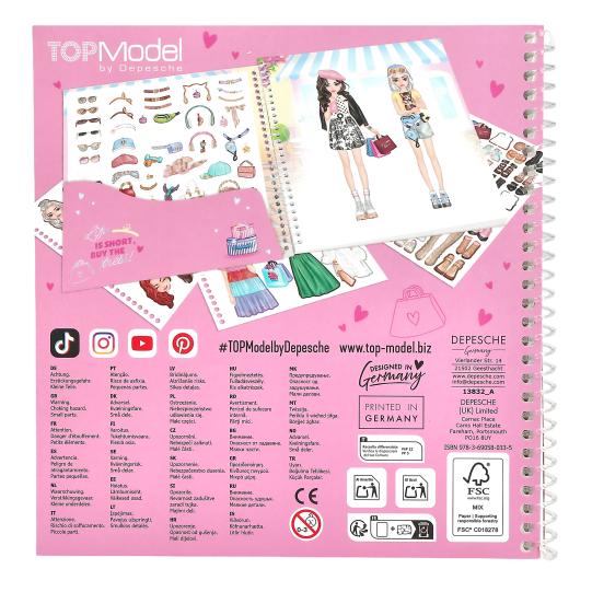 Includes 24 pages with model figures to dress up