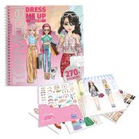 TOPModel Dress Me Up Shopping Tour Sticker Book