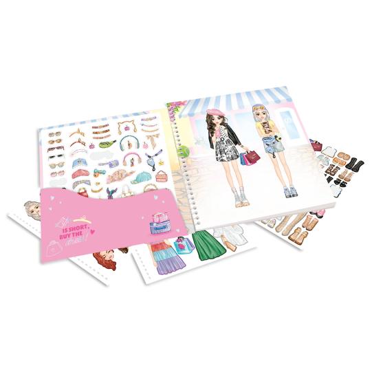 Comes with 11 sheets of outfit stickers