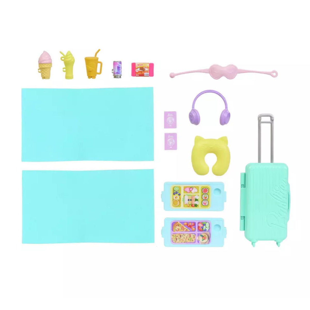 toys at foys - barbie plane  contents