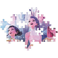 puzzle half built
