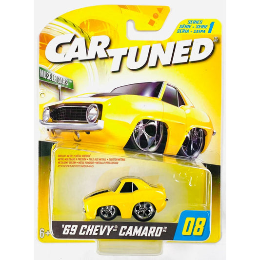 Car Tuned 69 Chevy Camaro Yellow