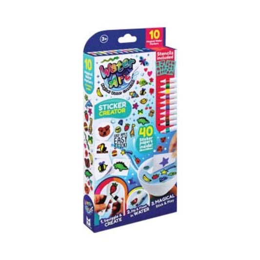 Brainstorm Water Art 10 Pack Sticker Set