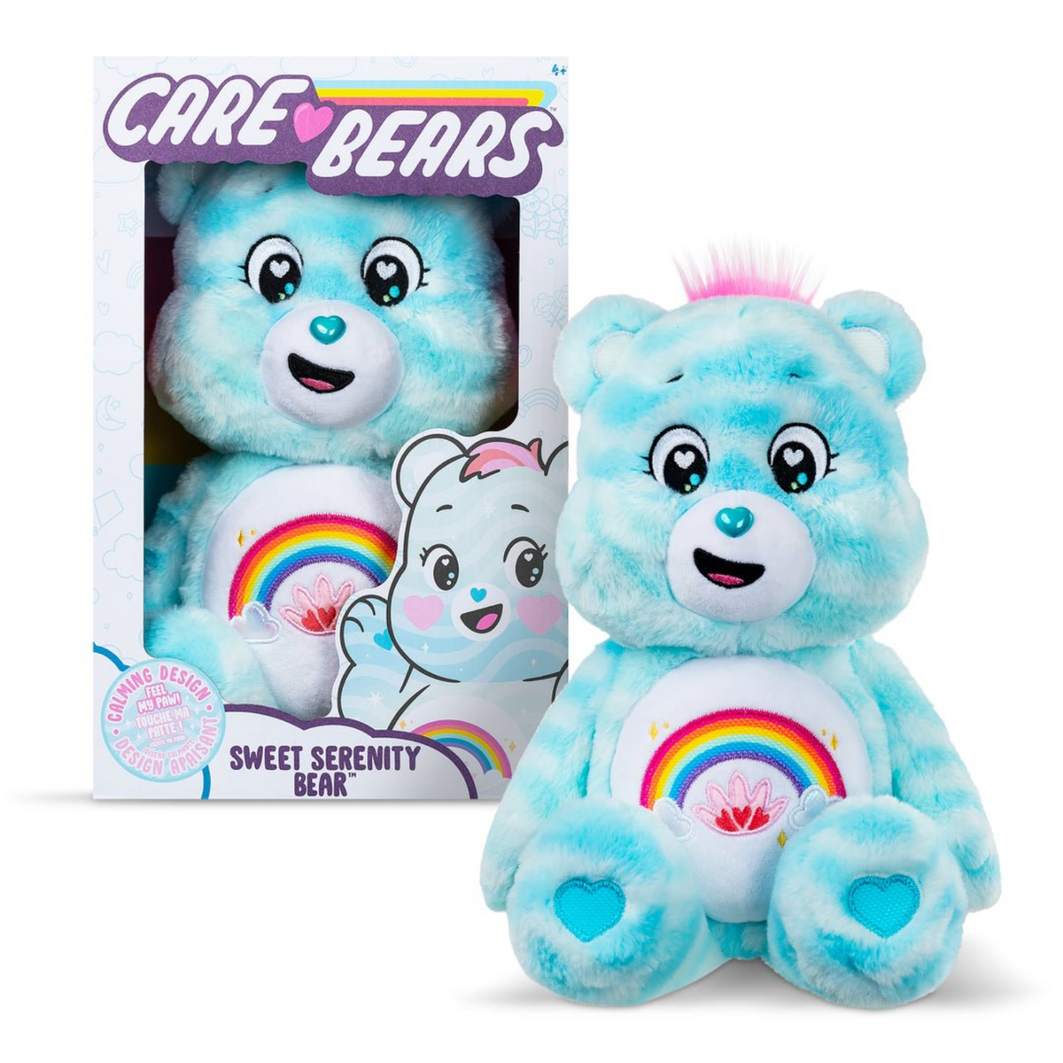 Care Bears Sweet Serenity Bear (Eco-Friendly) in the packaging