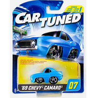 Classic blue Camaro model car, a must-have for collectors