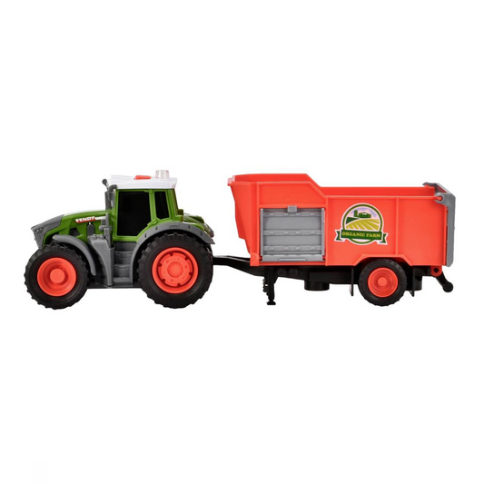 Fendt Tractor and Trailer side view 