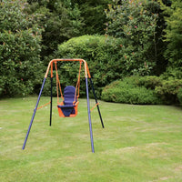 Foldable toddler swing for easy storage and portability