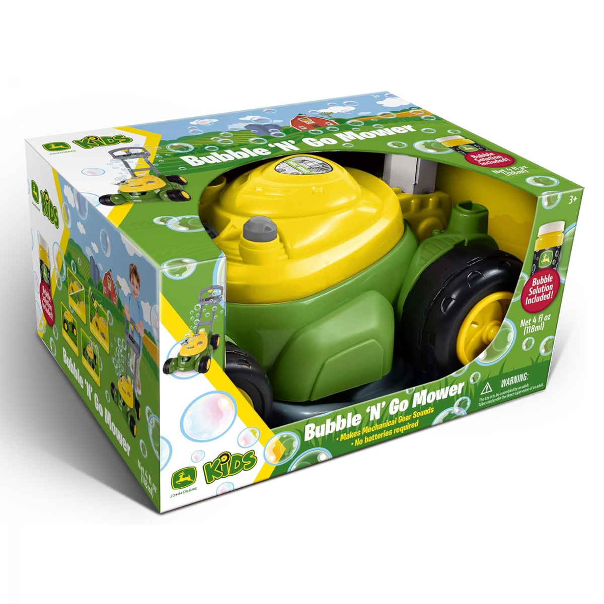 Johm Deere Bubble Mower With 4oz Bottle in box