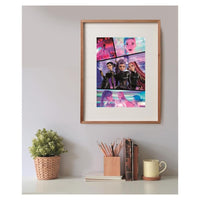 puzzle hanging on wall