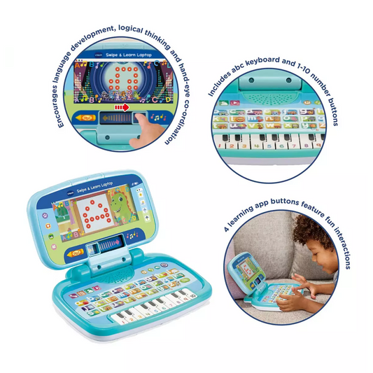 VTech Swipe & Learn Laptop features 
