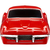 Front detailed view of the 1963 Chevy Corvette model in red