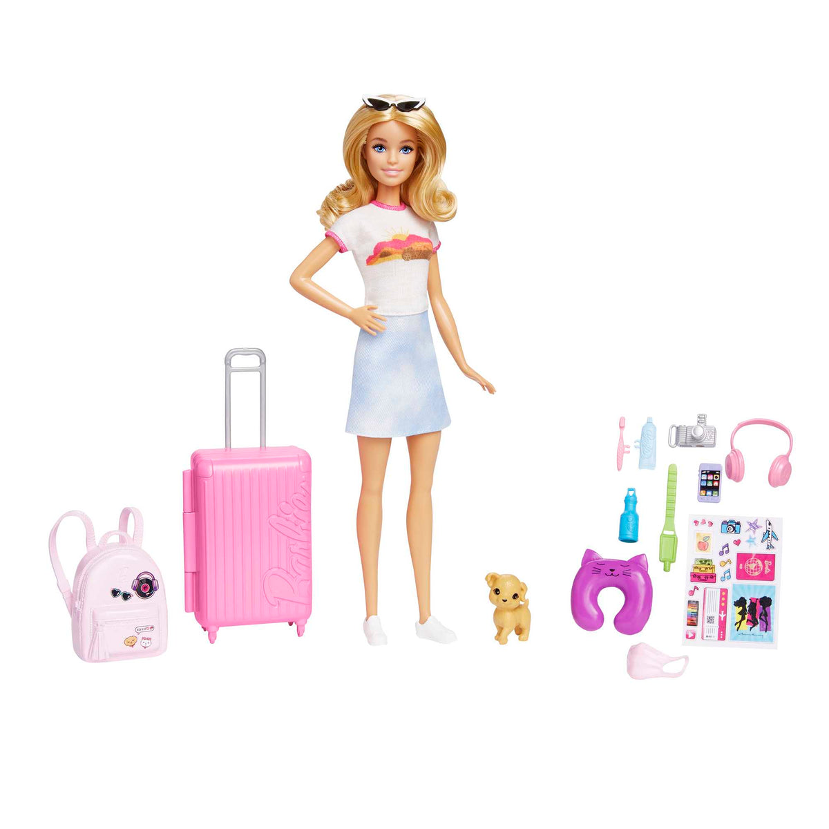 Barbie Doll Malibu Travel Set