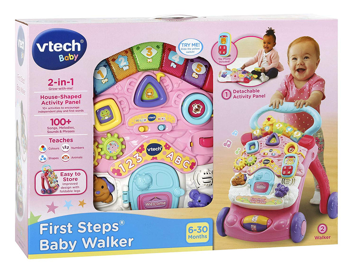 Vtech First Steps Baby Walker Pink