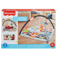 Fisher-Price 3-In-1 Music Glow And Grow Gym Infant Playmat