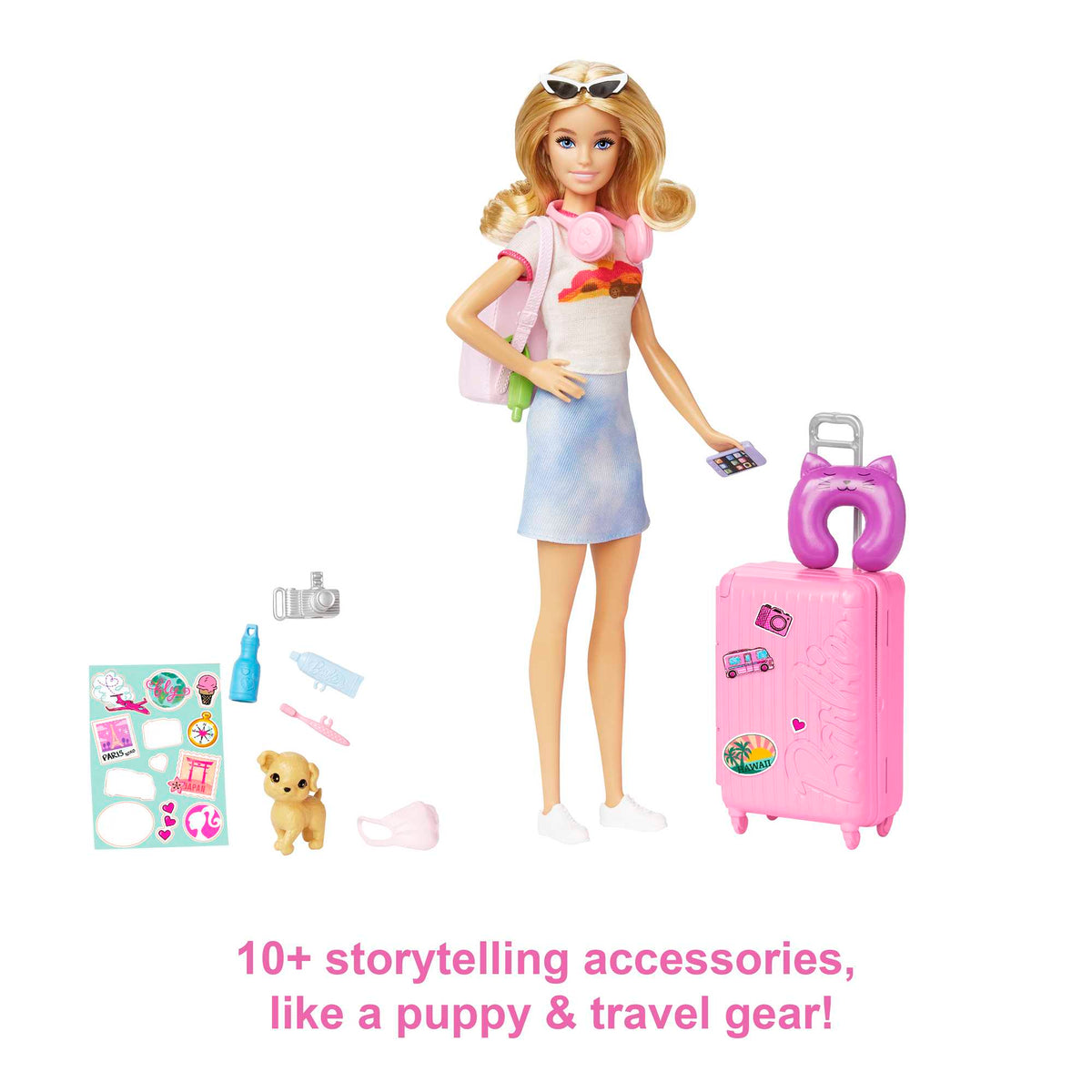 Barbie Doll Malibu Travel Set