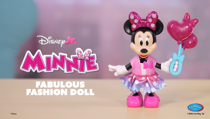 Disney Junior Minnie Mouse Fabulous Fashion Doll with outfits and accessories