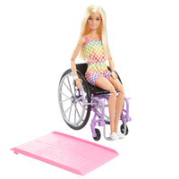 Barbie Fashionistas Blonde Doll Wheelchair And Ramp