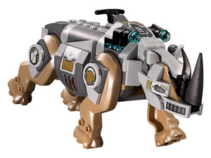 Lego Rhino Face-Off by the Mine