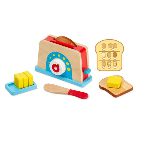 Melissa and Doug Bread & Butter Toaster Set