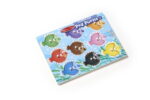Melissa and Doug Wooden Peg Puzzle Fish Colorful