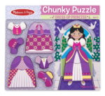 Melissa and Doug Princess Dress Up Chunky Puzzle