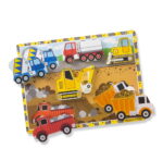 Melissa and Doug Construction Chunky Puzzle