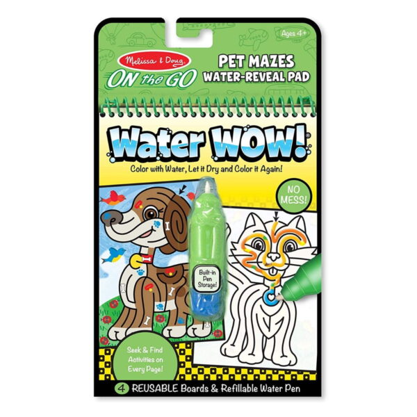 Melissa and Doug Water Wow Book Pet Mazes