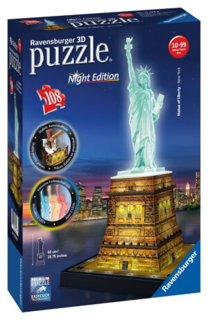 Ravensburger Statue of Liberty Night Edition 3D Puzzle