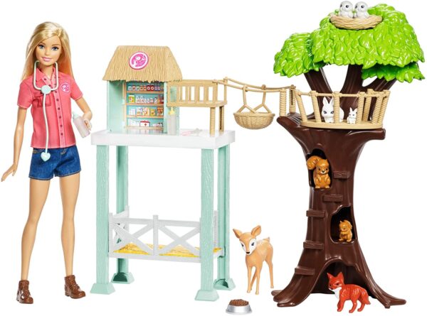 Barbie Animal Rescuer Doll & Playset