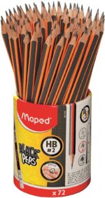 Maped Triangular Rubber Tipped Pencil HB
