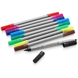 12 Double Sided Thick/thin Markers