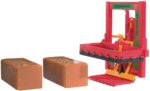Bruder Silo Block Cutter With Hay Bale
