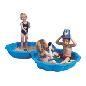 Blue Shell Sandpit With LID