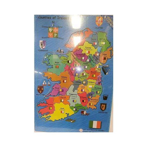 Jigsaw Puzzle Ireland Map Puzzle