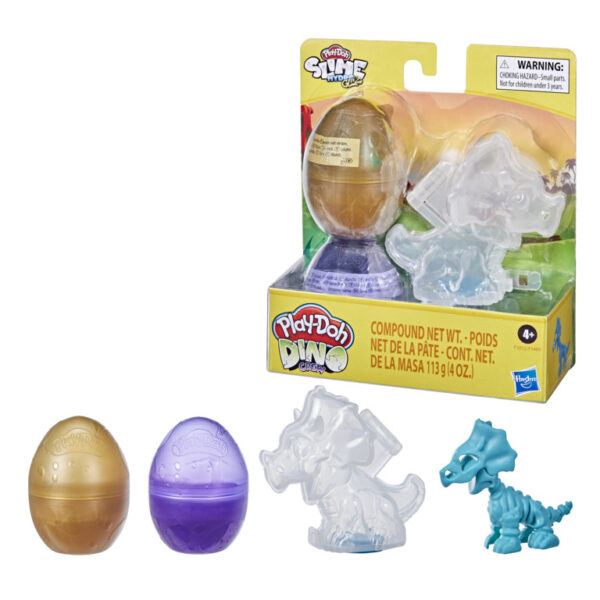 Play-Doh Slime Dino Crew Eggs and Dinosaur Bones