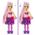 Barbie Colour Reveal Chelsea Doll Shimmer and Shine Series with 6 Suprises Assorteds