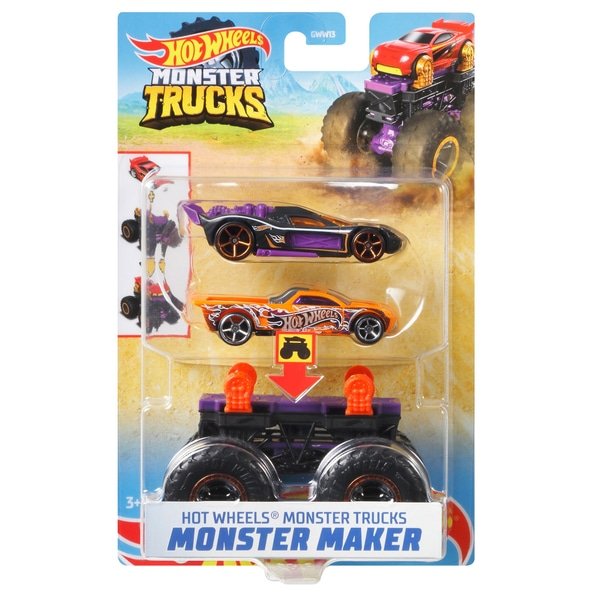 Hot Wheels 1.64 Monster Trucks – Monster Maker Assorted