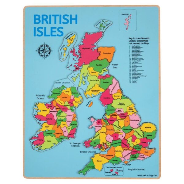 Melissa and Doug British Isles Inset Puzzle