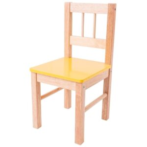 Wooden Chair (Yellow)