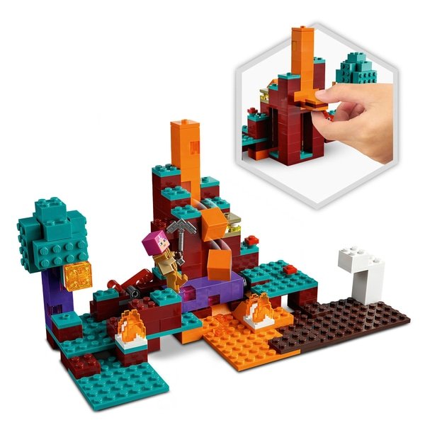 LEGO 21168 Minecraft The Warped Forest Building Set
