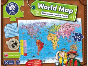 Orchard Toys World Map Jigsaw Puzzle and Poster